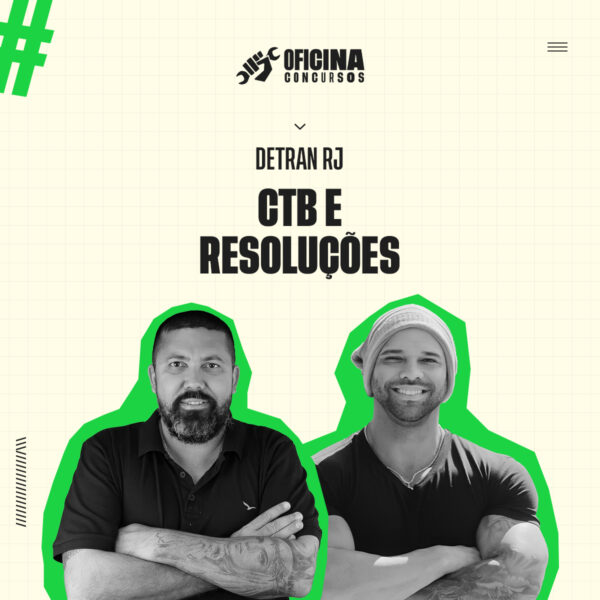 Concurso DETRAN-RJ <span class="subtitulo">Legislação de Trânsito e Resoluções do Contran</span>