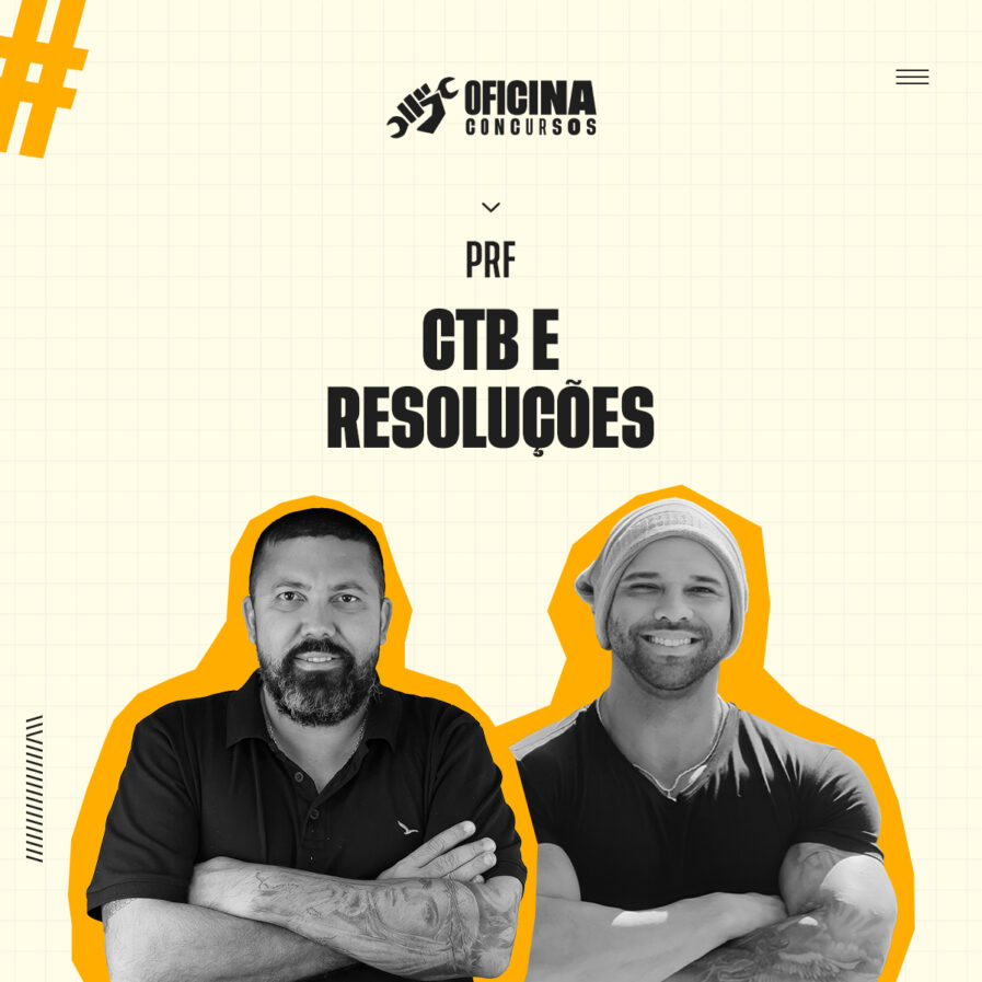 Concurso PRF <span class="subtitulo">Legislação de Trânsito e Resoluções do Contran</span>