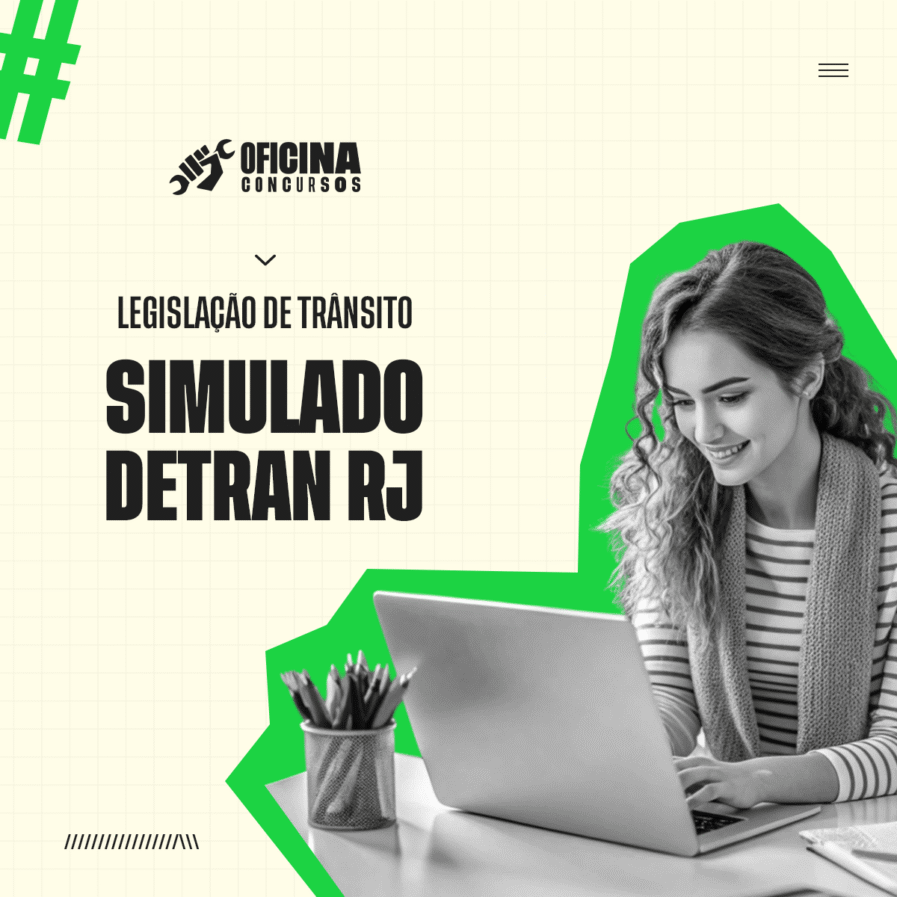 Simulado – DETRAN RJ <span class="subtitulo">Legislação de Trânsito</span>