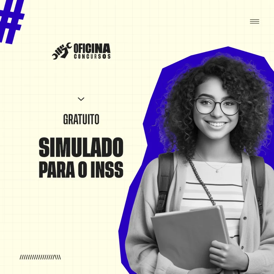Simulado – INSS <span class="subtitulo">Técnico | Nível Médio</span>